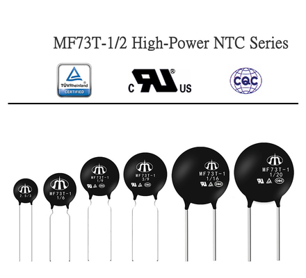 termistor radial NTC 25A 23A 22A 21A 20A 19A 18A del disco de 35m m para la sobretensión Protec